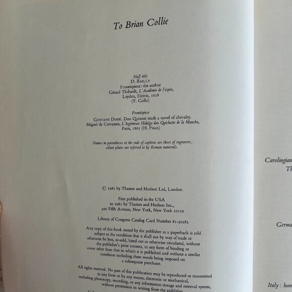 First Edition Hartman History of the Illustrated Book  Thames and Hudson 1981 - Picture 3 of 7